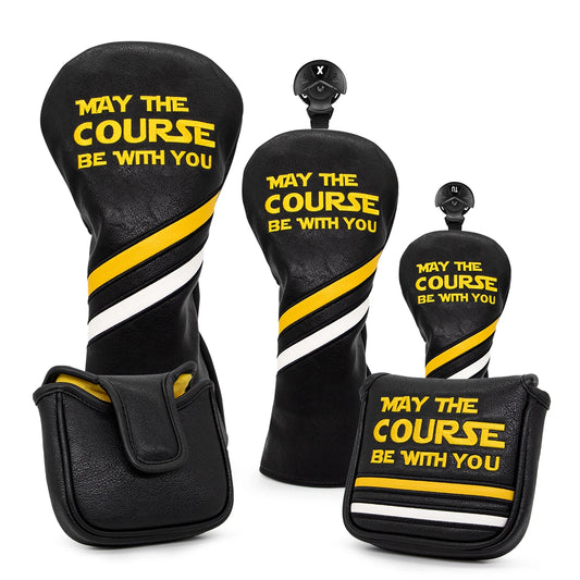 May The Course Be With You Golf Head Covers